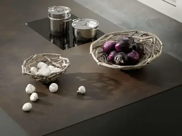 Интерьер с Керамогранит Laminam Ossido Verde Lux 3+ LAMF009726 100x300