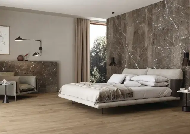 Интерьер с Керамогранит Imola The Rock MACAUB6 12 RM 182641 60x120