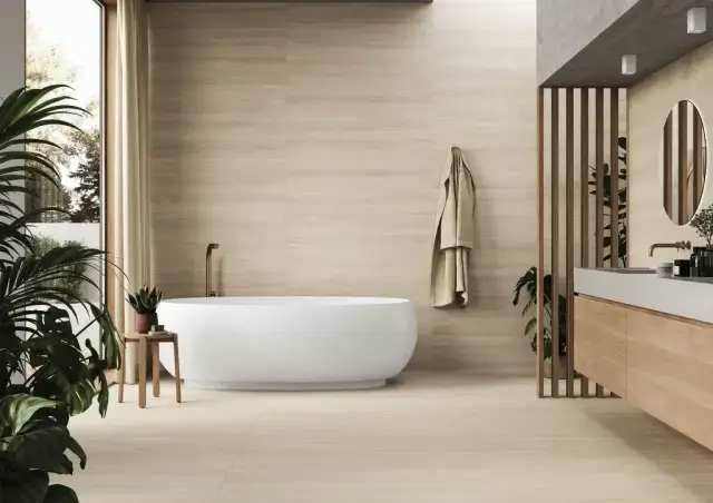 Интерьер с Керамогранит Imola The Rock MACAUB6 12 RM 182641 60x120