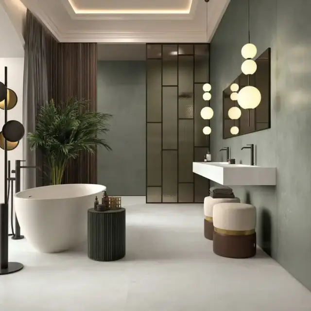 Интерьер с Керамогранит La Faenza VIS6 12TP RM 174497 60x120