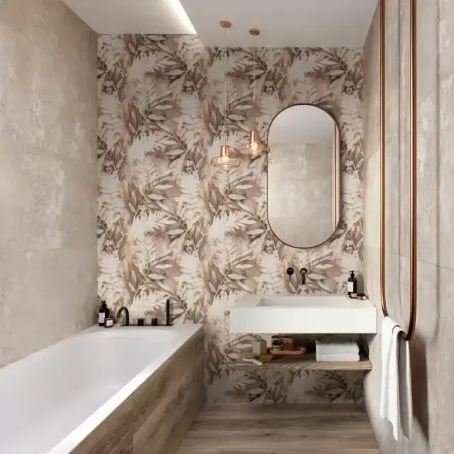 Интерьер с Декор ABK Wide&Style Mini Romantic Ret PF60008436 60x120