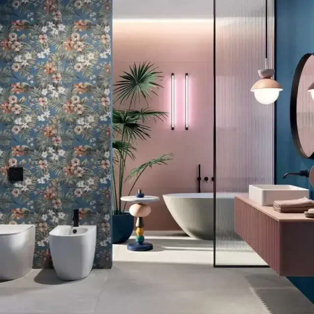 Интерьер с Декор ABK Wide&Style Mini Romantic Ret PF60008436 60x120
