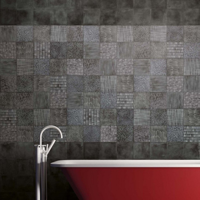 Интерьер с Керамическая плитка CARPET MIX GREY 20x20