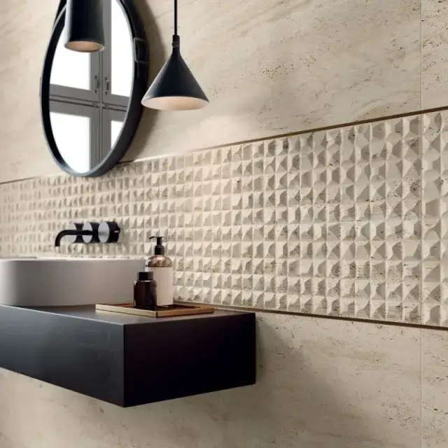 Интерьер с Керамогранит Flaviker Navona Honey Cross Ret PF60005941 60x120