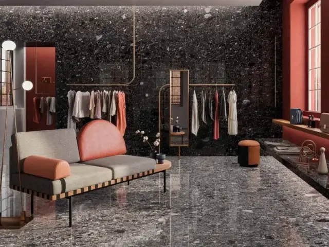 Интерьер с Керамогранит CHIAROSCURO DEEP NAT+RET 120X120