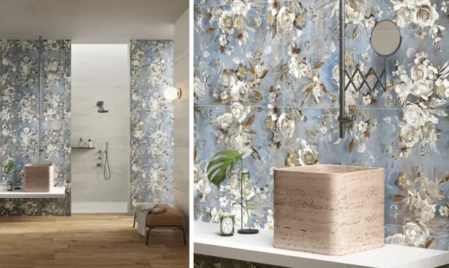 Интерьер с Керамогранит Naxos Alchymie Exotic Sky Nat Ret 133488 60x120