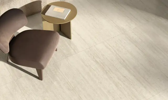 Интерьер с Керамогранит Monocibec Mythology Regia Beige Nat Rect 141130 60x120