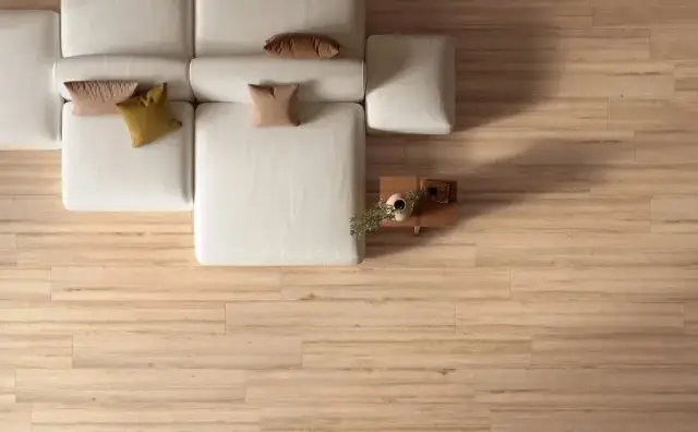 Интерьер с Керамогранит Del Conca Native NI Feeling Earth Rett G9NIFEEARTR 60x60