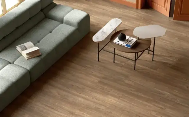 Интерьер с Керамогранит Del Conca Native NI Feeling Earth Rett G9NIFEEARTR 60x60