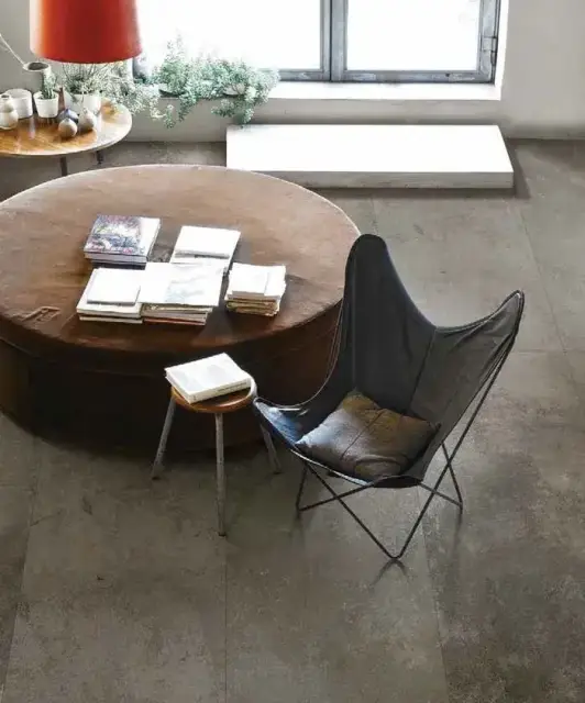 Интерьер с Керамогранит STONES 2.0 CALACATTA SMOOTH 80X80 RETT.