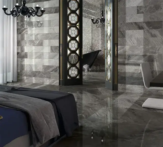 Интерьер с Керамогранит Cerdomus Supreme Silver Rettificato 75382 60x120