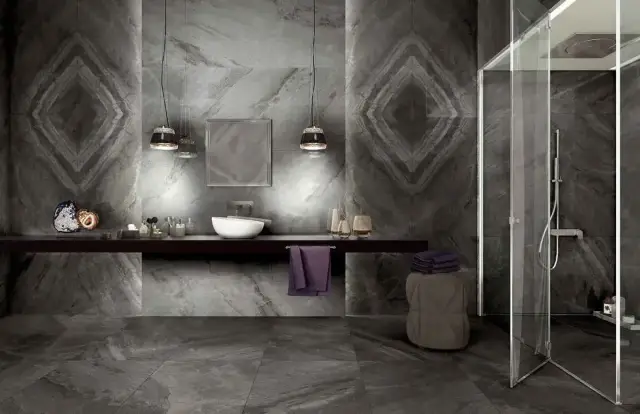 Интерьер с Керамогранит Cerdomus Supreme Silver Rettificato 75382 60x120