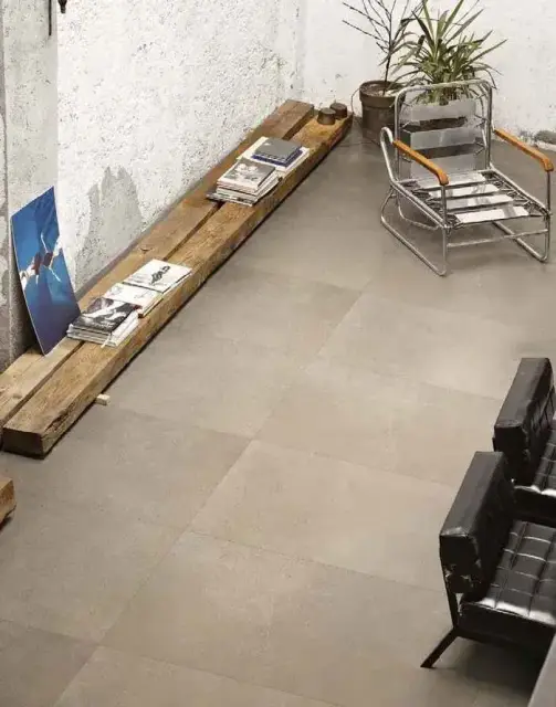 Интерьер с Керамогранит STONES 2.0 CALACATTA SMOOTH 80X80 RETT.