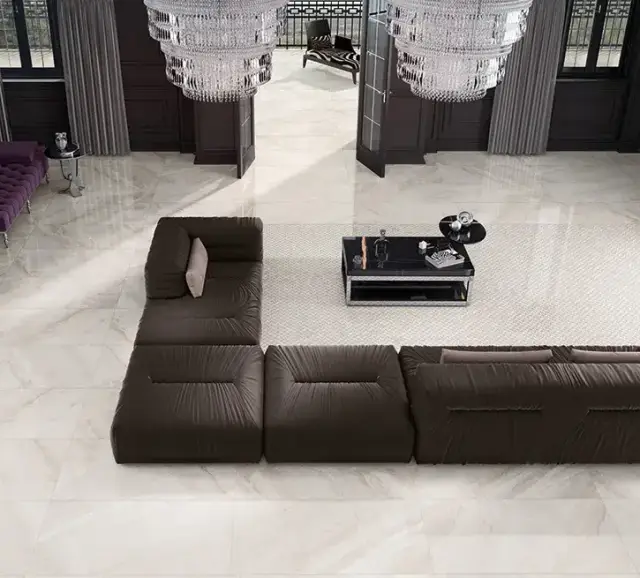 Интерьер с Керамогранит Cerdomus Supreme Silver Rettificato 75382 60x120