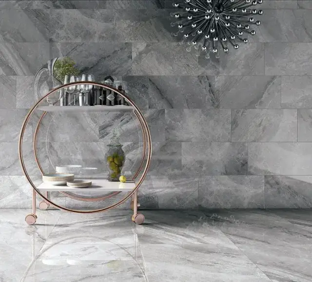 Интерьер с Керамогранит Cerdomus Supreme Silver Rettificato 75382 60x120