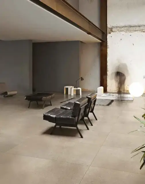 Интерьер с Керамогранит STONES 2.0 CALACATTA SMOOTH 80X80 RETT.