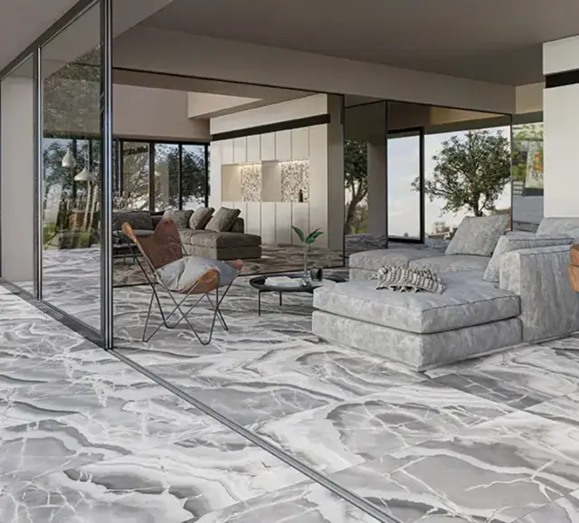 Интерьер с Керамический гранит JADE EMATITE RT 60x60