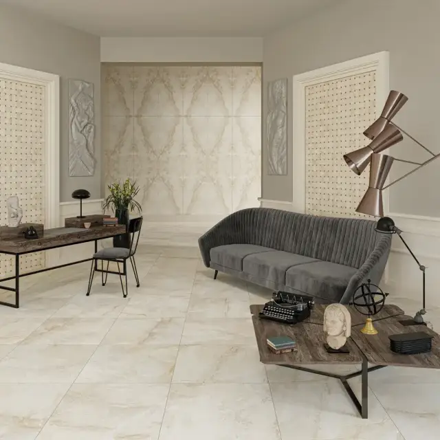 Интерьер с Керамогранит SYBIL LIGHT GREY R/L 60x60