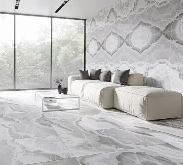Интерьер с Керамический гранит JADE EMATITE RT 60x60