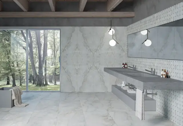Интерьер с Керамогранит SYBIL LIGHT GREY R/L 60x60