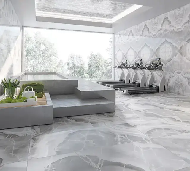 Интерьер с Керамический гранит JADE EMATITE RT 60x60