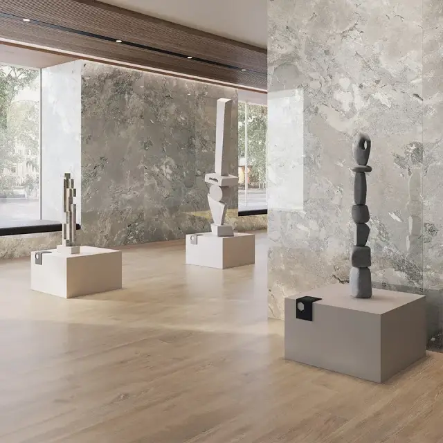 Интерьер с Керамогранит Cerdomus Karnis Charcoal Levigato 93518 60x120