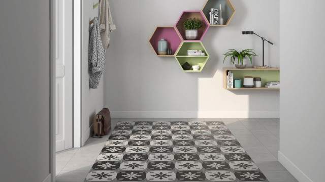 Интерьер с Керамогранит Pamesa Art Corot 15.826.001.0487 22.3x22.3