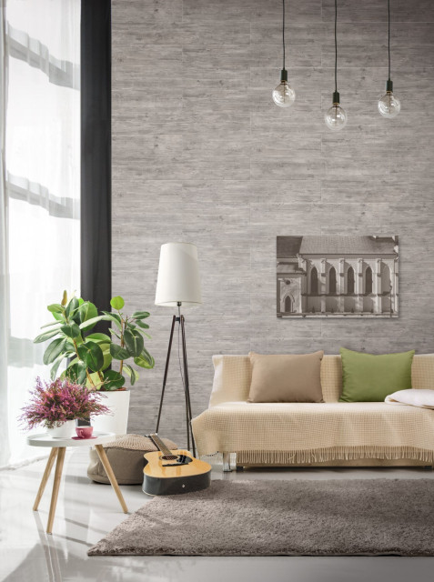Интерьер с Керамогранит Idalgo Naturo Oak Beige Натуро Дуб Бежевый SR ID9096n118SR 19.5x120