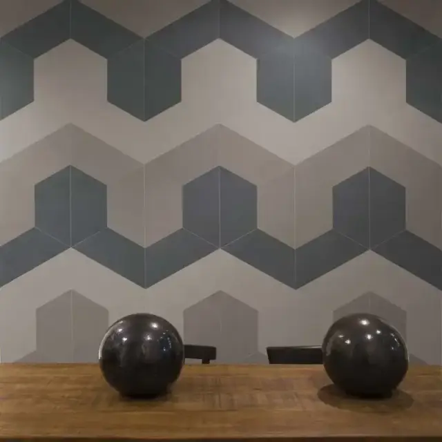 Интерьер с Керамическая плитка C.ROAD CHALK GREY RET 60х120