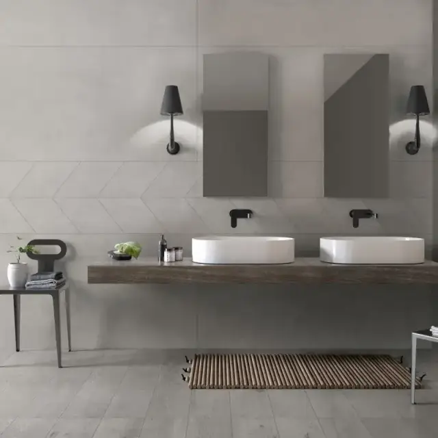Интерьер с Керамическая плитка C.ROAD CHALK GREY RET 60х120