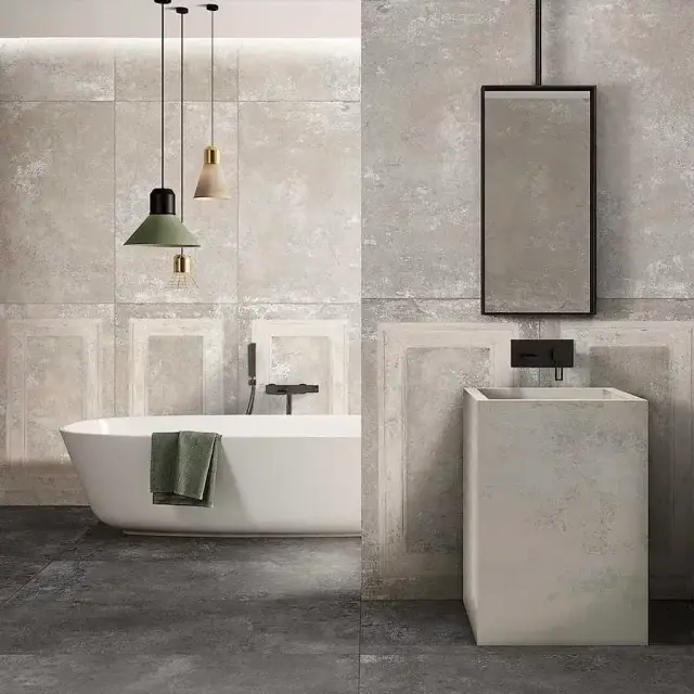 Интерьер с Керамогранит GHOST IVORY RET 30X60