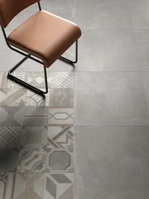 Интерьер с Керамогранит ABK Blend Dots Grey Ret PF60006710 60x60