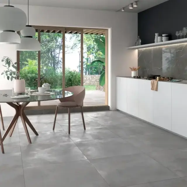 Интерьер с Керамогранит LUCE PIOMBO RET 120X120