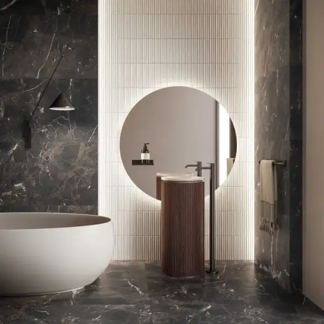 Интерьер с Керамогранит Flaviker Supreme Memories Bianco Vagli Ant Ret PF60011857 60x120