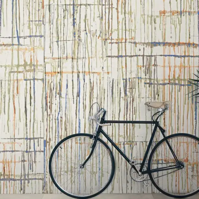 Интерьер с Керамогранит ART WALLS DRIPPING LUX R120X280