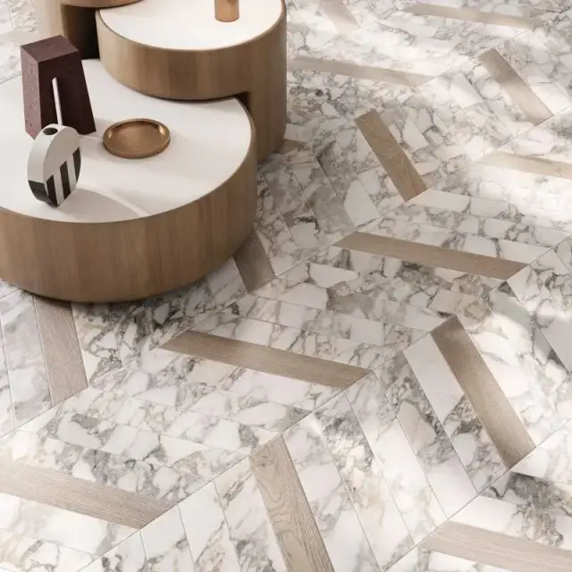 Интерьер с Керамогранит Flaviker Supreme Memories Bianco Vagli Ant Ret PF60011857 60x120