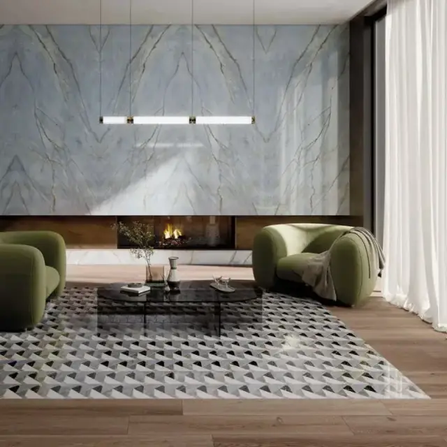 Интерьер с Керамогранит ABK Sensi Nuance Deep River Nat Rett PF60014981 60x120