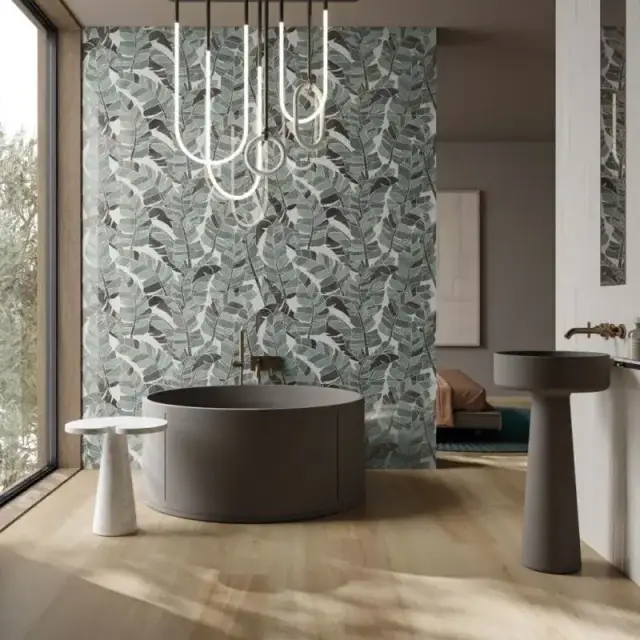 Интерьер с Керамогранит ABK Sensi Fantasy Tahiti Lux 3D Rett PF60015134 60x120