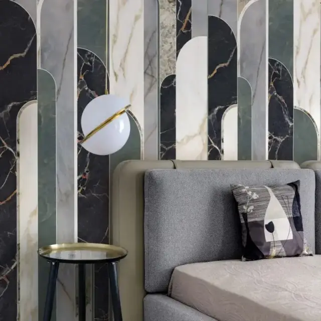 Интерьер с Керамогранит ABK Sensi Fantasy Tahiti Lux 3D Rett PF60015134 60x120