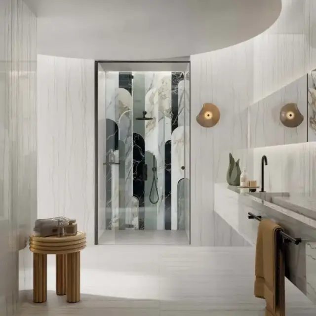 Интерьер с Керамогранит ABK Sensi Fantasy Tahiti Lux 3D Rett PF60015134 60x120