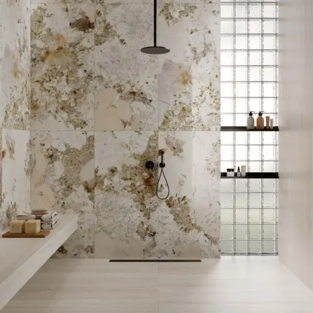 Интерьер с Керамогранит ABK Sensi Nuance Deep River Nat Rett PF60014981 60x120