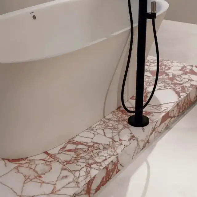 Интерьер с Керамогранит Flaviker Supreme Hedonism Silver Roots Lux 3D R PF60017241 60x120
