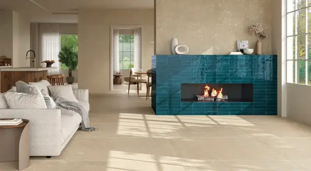 Интерьер с Керамогранит Атлас Конкорд Rinascente Fusion Creta Крета 610010002985 60x120