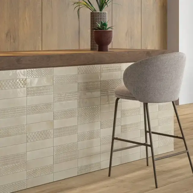 Интерьер с Керамогранит Атлас Конкорд Atlas Concorde Russia Fusion Oak Natural Натуральный 20x120