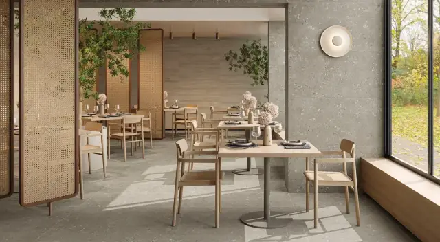 Интерьер с Керамогранит Атлас Конкорд Rinascente Fusion Creta Крета 610010002985 60x120