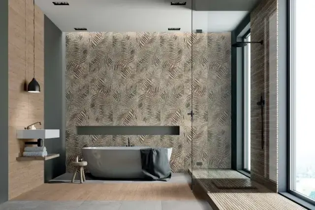 Интерьер с Керамогранит Dado Wallpapers Kintsugi Rett (6 pcs mix) 303951 60x120