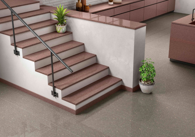 Интерьер с Керамогранит Exterior Ceramica Piatto Gainstone Matt 15 mm n177388 80x300