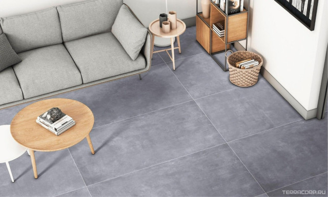 Интерьер с Керамогранит Exterior Ceramica Industrial Ivory Mat. n170111 60x120