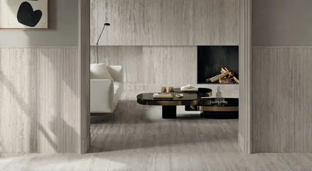 Интерьер с Керамогранит Fap Ceramiche fTN8 Materia Classica Beige Matt R10 RT 60x120
