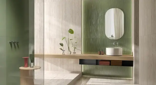 Интерьер с Керамогранит Fap Ceramiche fTN8 Materia Classica Beige Matt R10 RT 60x120